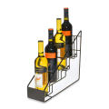 2020 Countertop metal black wire bottle holder display wine bottles rack for sale